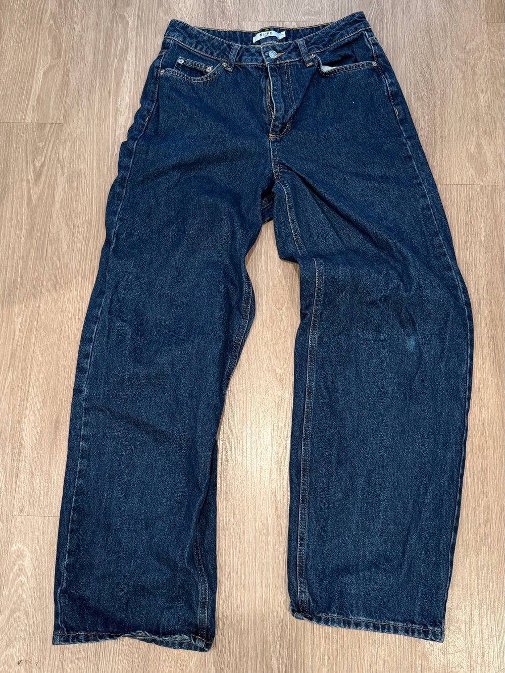 Relaxed Fit Dark Blue Men's Jeans